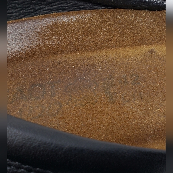 Naot Dark Brown Leather Open Back Clogs Mules Size 42 - Picture 5 of 7